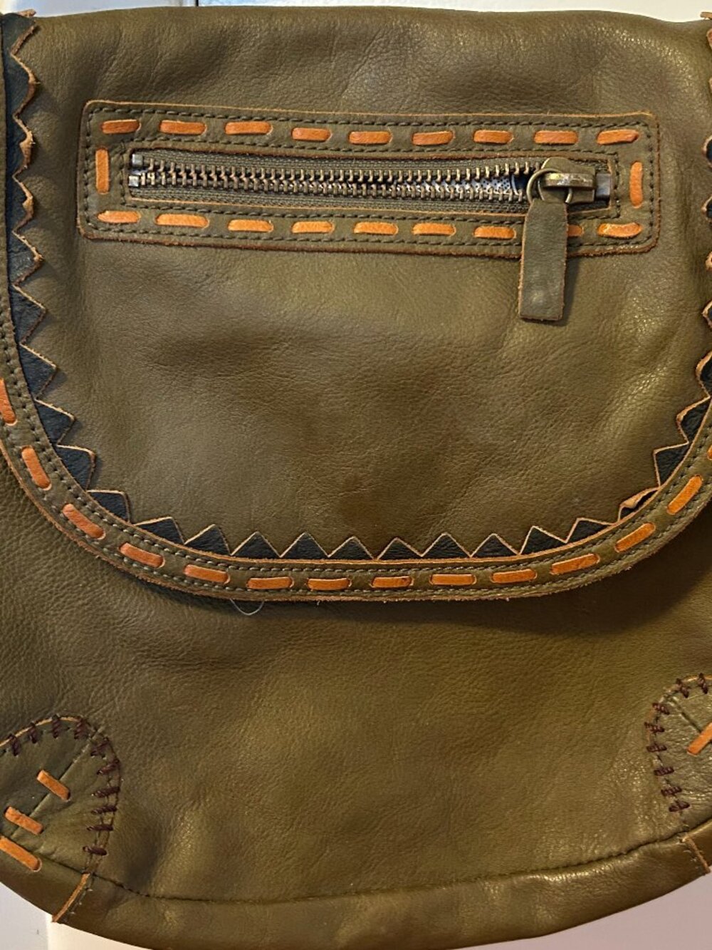 Linea Pelle Leather SouthWest handbag